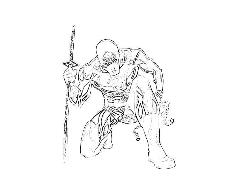 daredevil coloring pages - photo #8