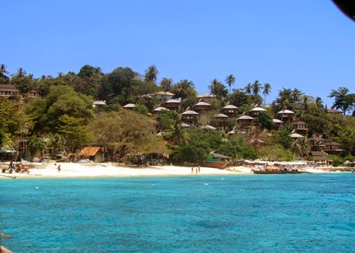 beach Resort on Long Beach Kho Phi Phi Don island thailand beach Resort on Long Beach Kho Phi Phi Don island thailand