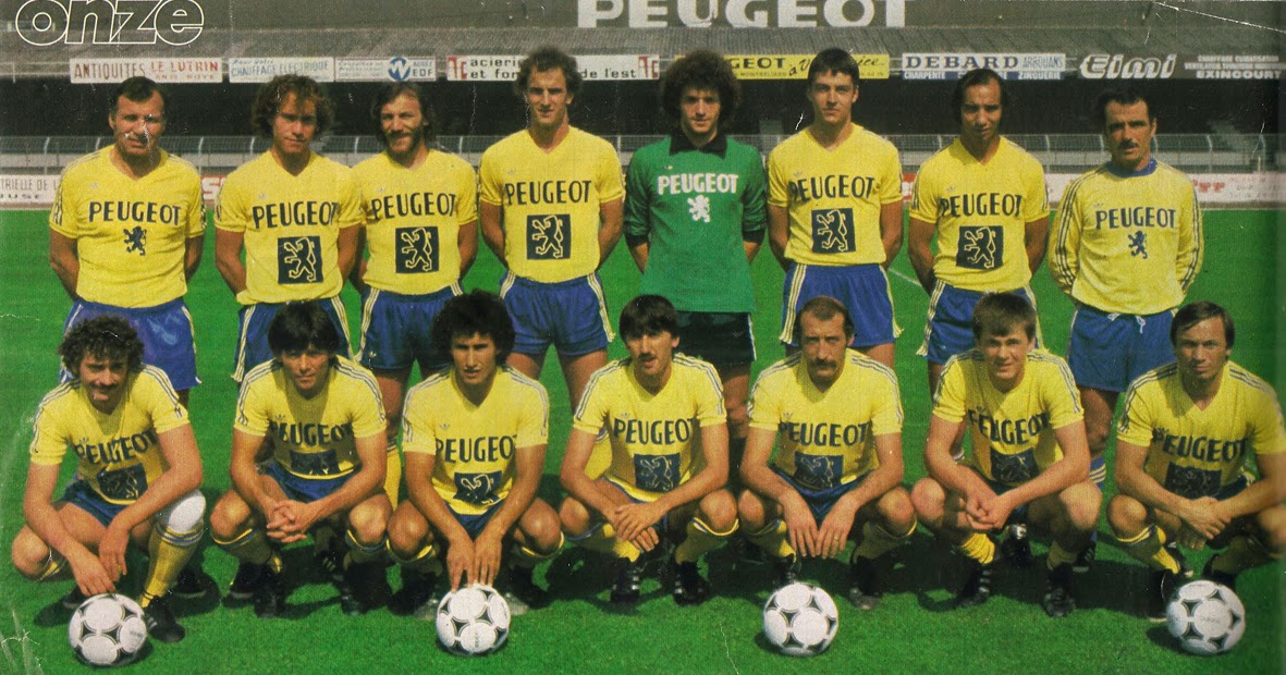 THE VINTAGE FOOTBALL CLUB F.C SOCHAUXMONTBELIARD 198081.