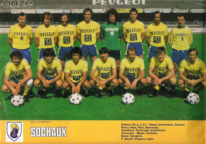 F.C SOCHAUX-MONTBELIARD 1980-81.