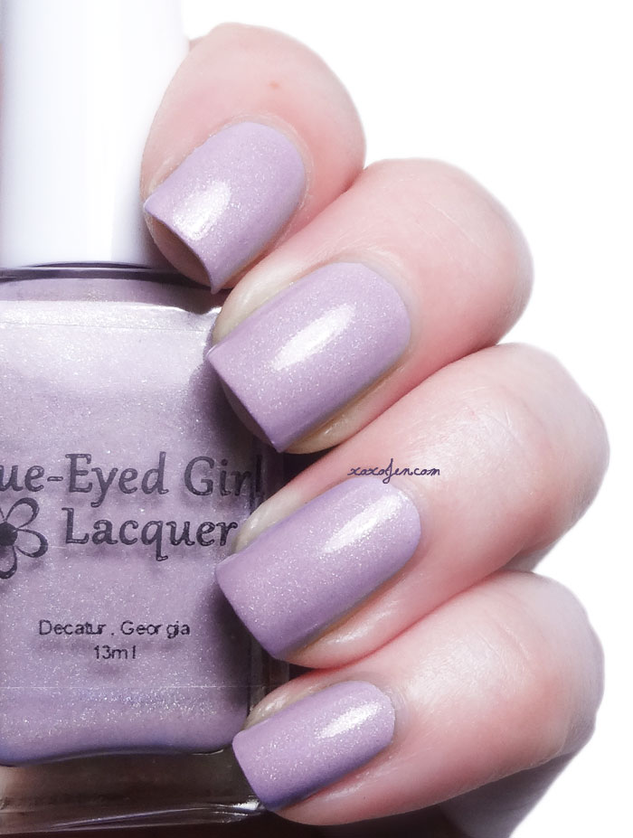xoxoJen's swatch of Blue-Eyed Girl Lacquer - Cotton Candy Clouds