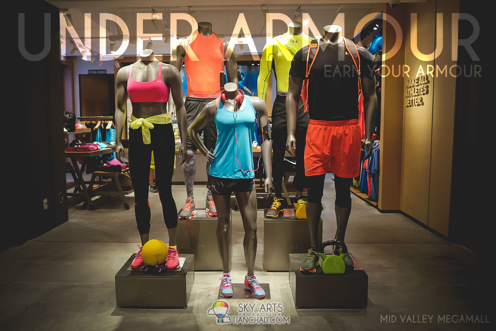 Metropolitano interno Contribución Under Armour Mid Valley Megamall & Earn Your Armour Challenge with Brand  Athletes