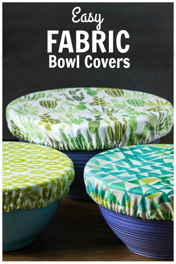How To Easily Make Fabric Bowl Covers To Use Instead Of Plastic Wrap How To Easily Make Fabric Bowl Covers To Use Instead Of Plastic Wrap