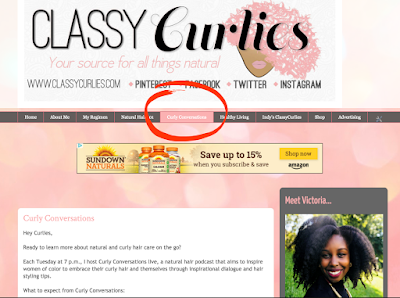 Curly Conversations natural hair podcast - ClassyCurlies