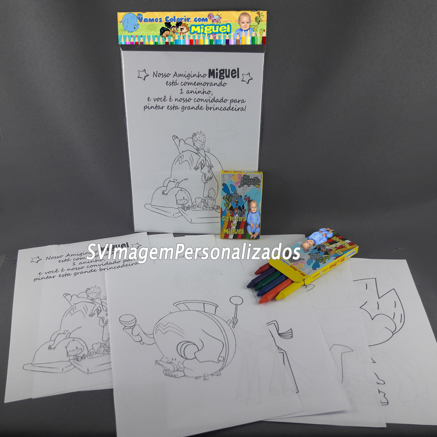 Kit de Colorir com Giz de Cera My Little Pony