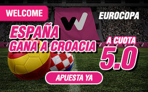wanabet supercuota 5 España gana Croacia Euro2016 + 150 euros codigo JRVM 21 junio wanabet supercuota 5 España gana Croacia Euro2016 + 150 euros codigo JRVM 21 junio