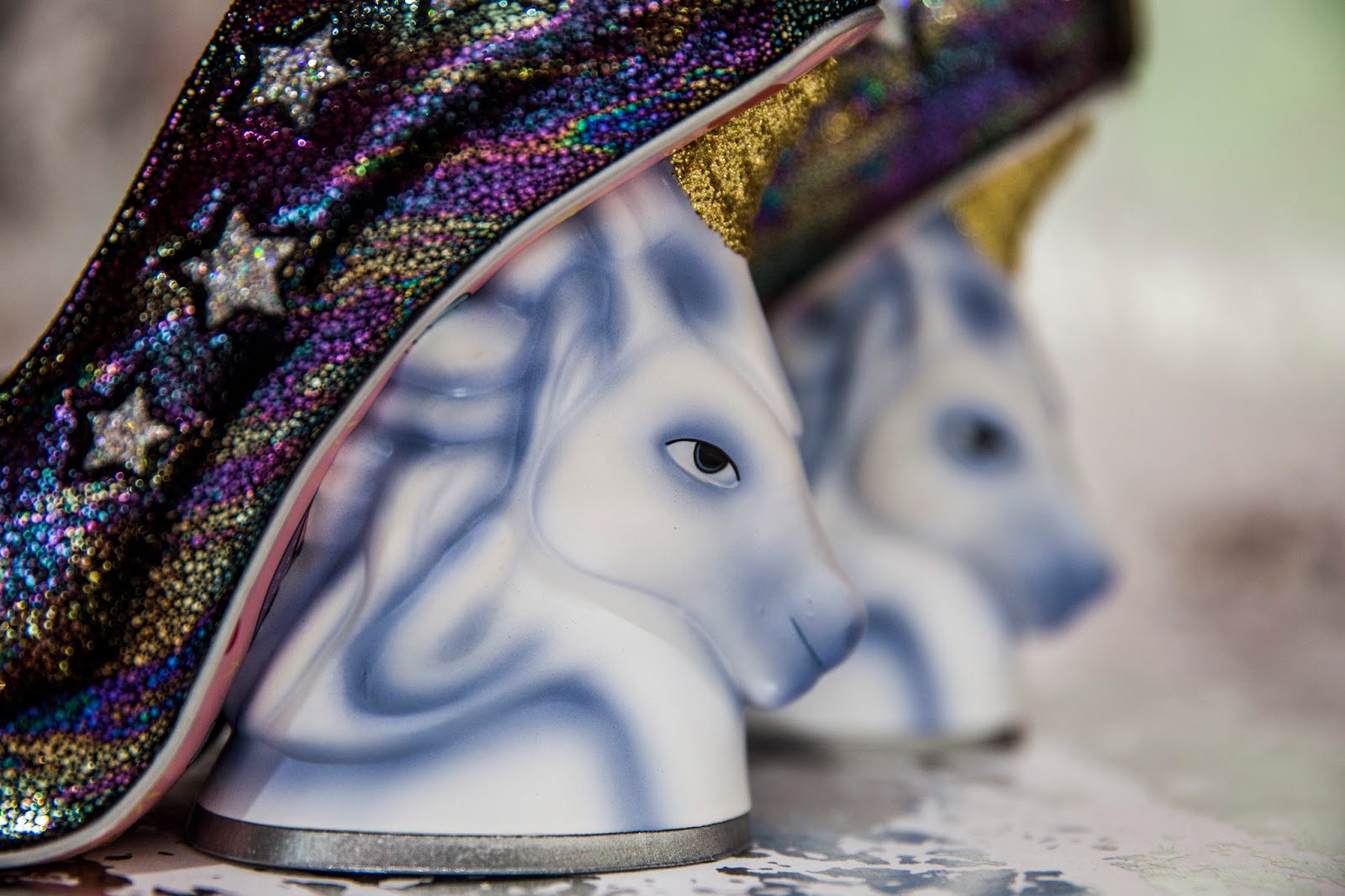 Snowy Starlight Unicorn Heels
