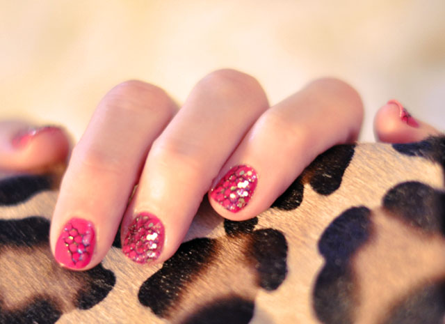 nails, manicure, leopard print