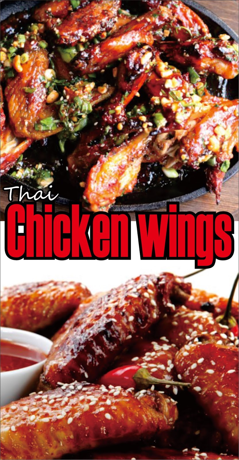 Thai Chicken wings - Easy Kraft Recipes - angrygeorgian
