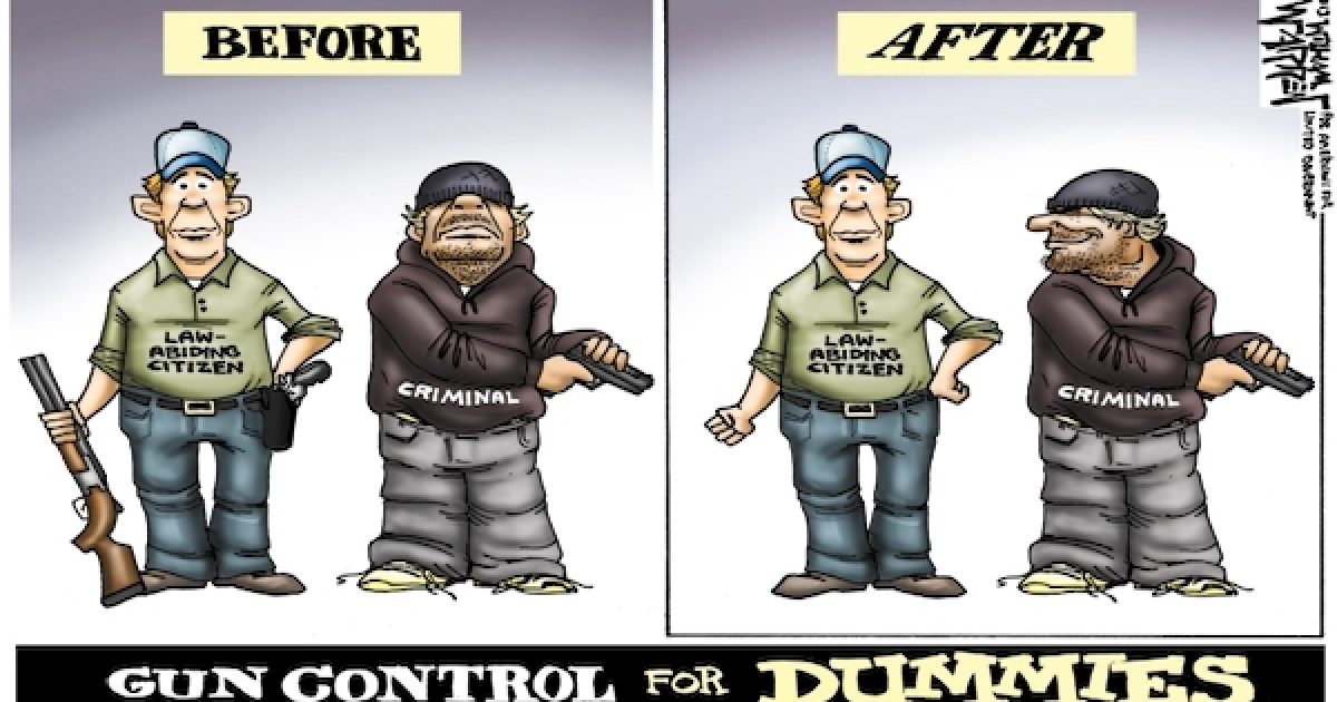 Presumptuous Politics Gun Control Cartoons