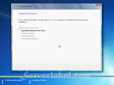 Cara menginstall ulang windows 7