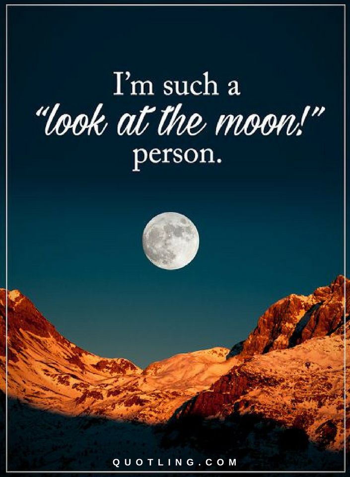 Quotes I am such a look at the moon person. - Quotes