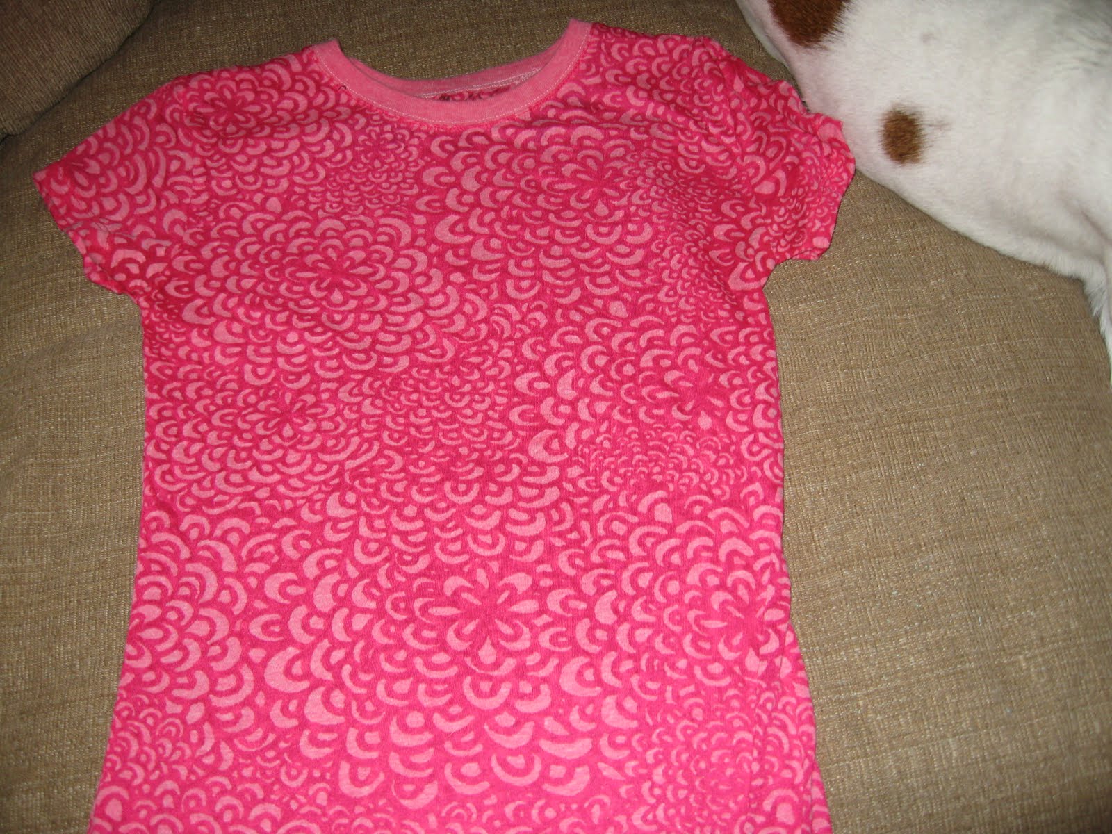 Crushed 3/4 Sleeve Ikat V-Neck main image 1