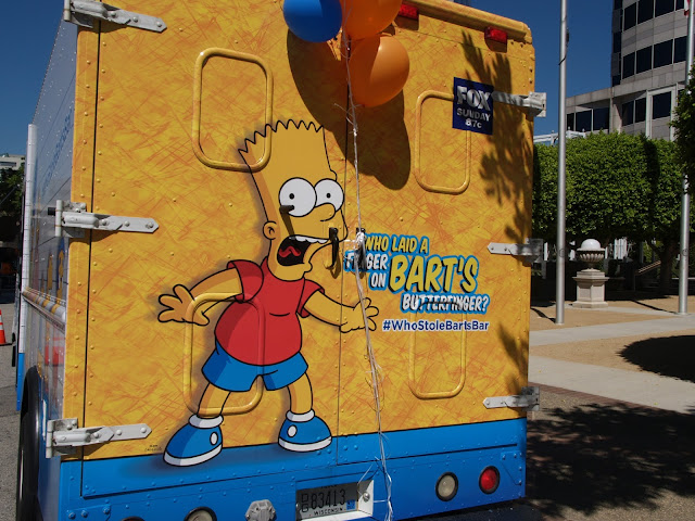 Sasaki Time: Butterfinger-The Simpons Van Tour in Los Angeles!