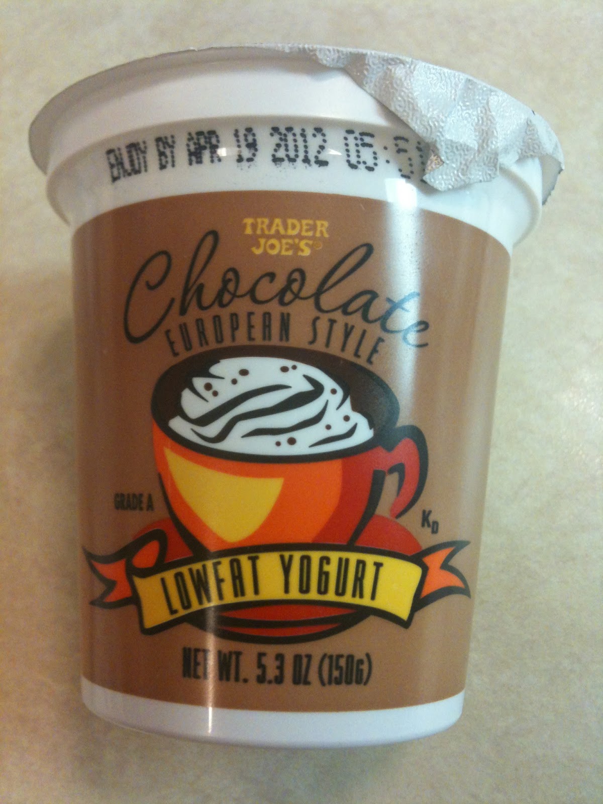 Mo Loves Joe Chocolate European Style Lowfat Yogurt