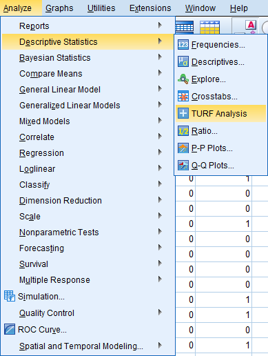 using turf analysis xlstat using turf analysis xlstat