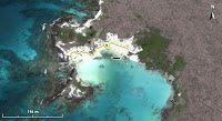 Satellite Photo of Puerto Grande, San Cristobal, Galapagos