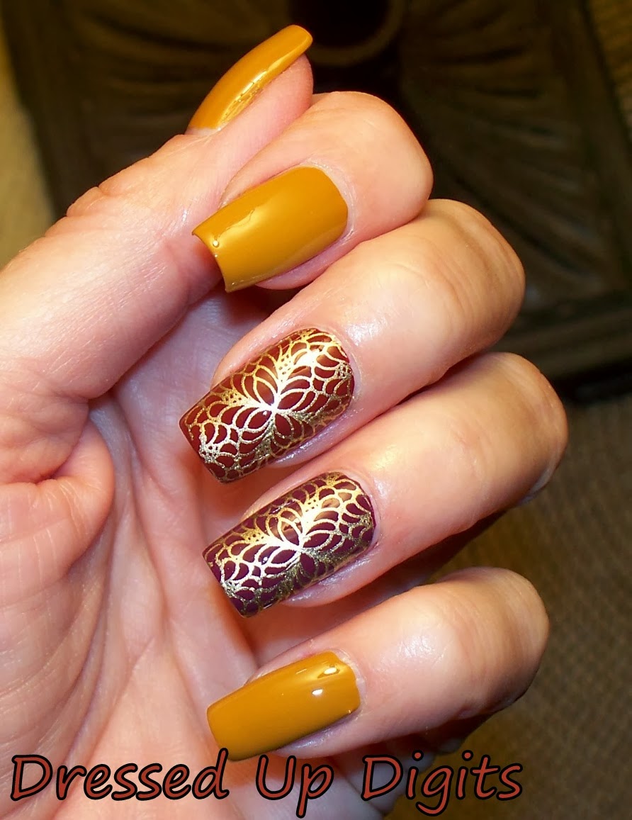 Dressed Up Digits: Autumn Nails