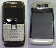 Nokia E71 in White spotted in the wild