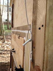 chicken project coop build operate secured hen easily hook boys door