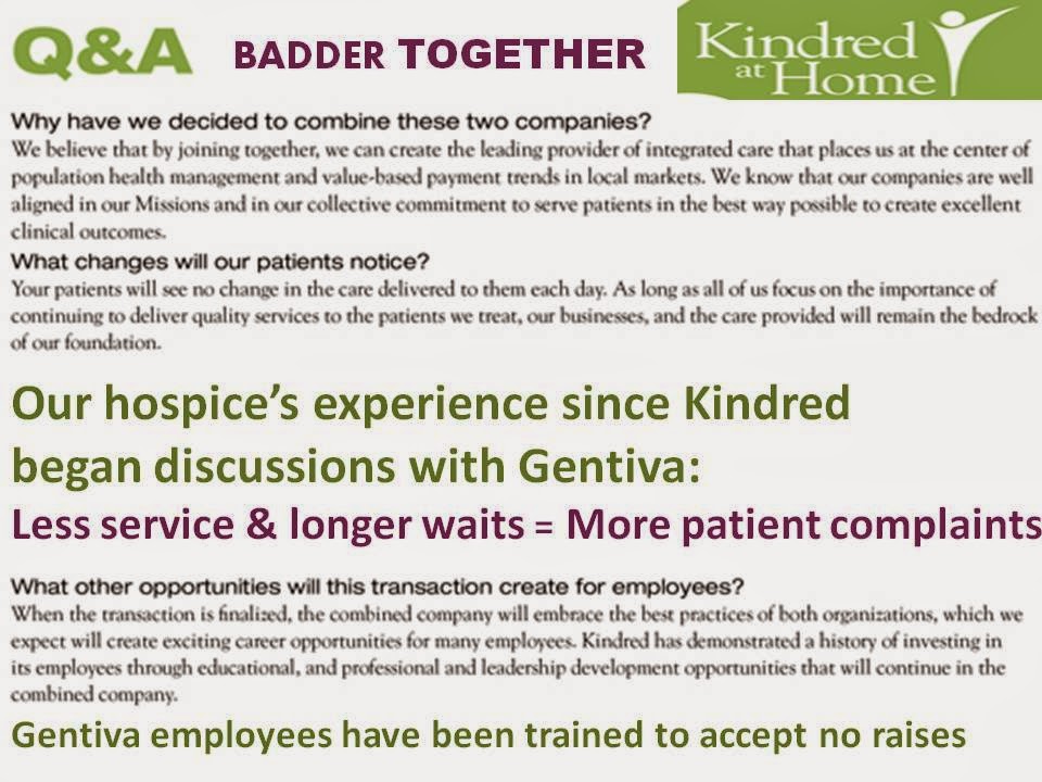 Generic Hospice Kindred at Home's "Badder Together"