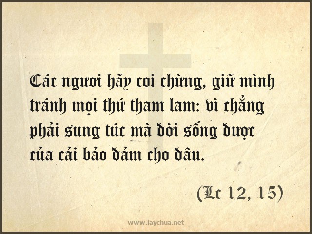 Những của ngươi tích trữ sẽ để lại cho ai?