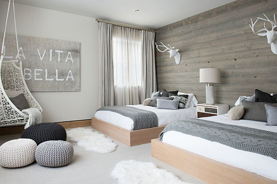 Desain kamar tidur modern bergaya scandinavian