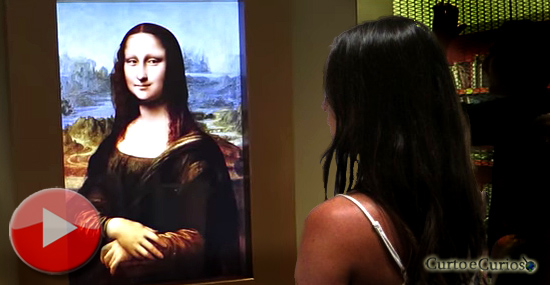 Mona Lisa 'viva' que te segue com o olhar