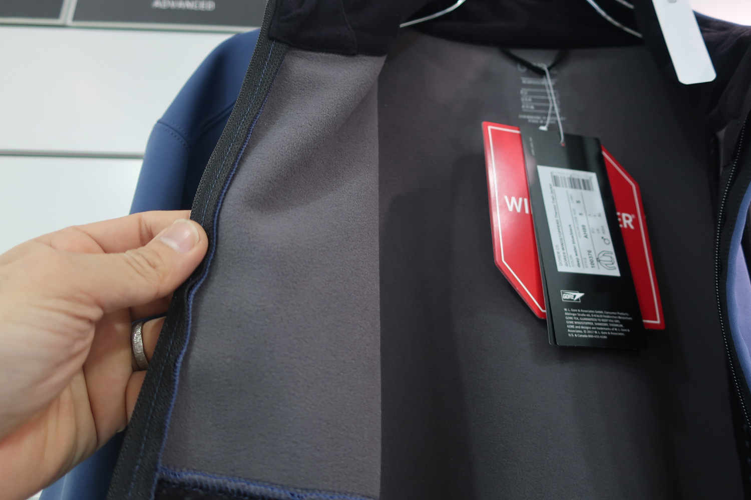 gore windstopper thermo trail jacket