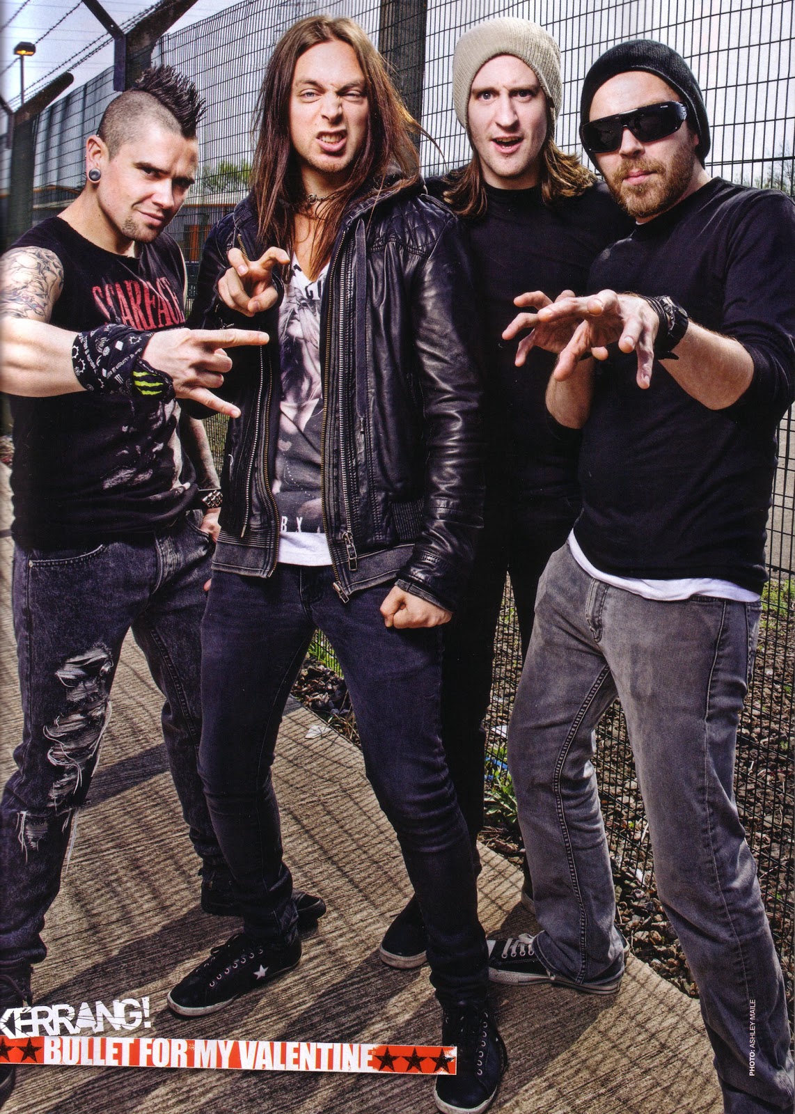 Póster de Bullet For My Valentine en la Kerrang! 1376 Bullet For My Valentine México