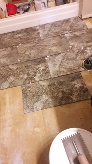laying out tile floors