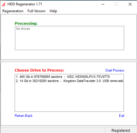 Choose driver to process Choose driver to process