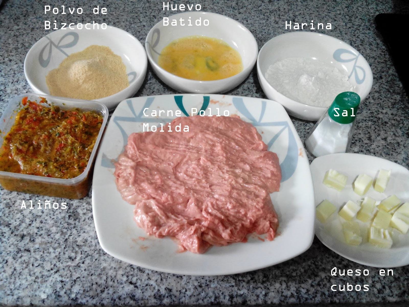 Caseros de la Abuela CROQUETAS DE POLLO RELLENAS CON QUESO