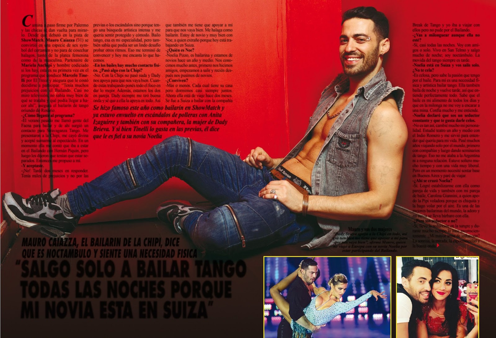 Dancer Mauro Caiazza Agt In Pronto Magazine Argentinemen