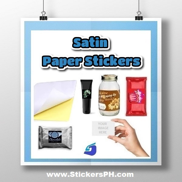 Custom Satin Paper Stickers