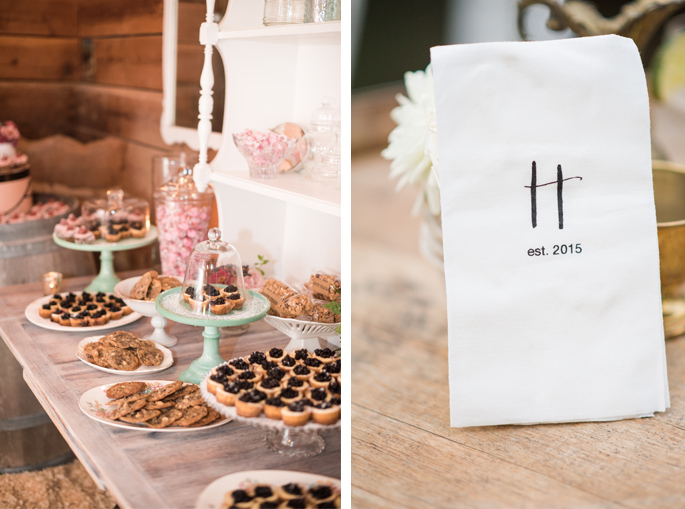 Wedding desserts / Photography: Kelly Kirksey Photography / Planner: Tanya Gersh Events / Florist: Mum’s Flowers 