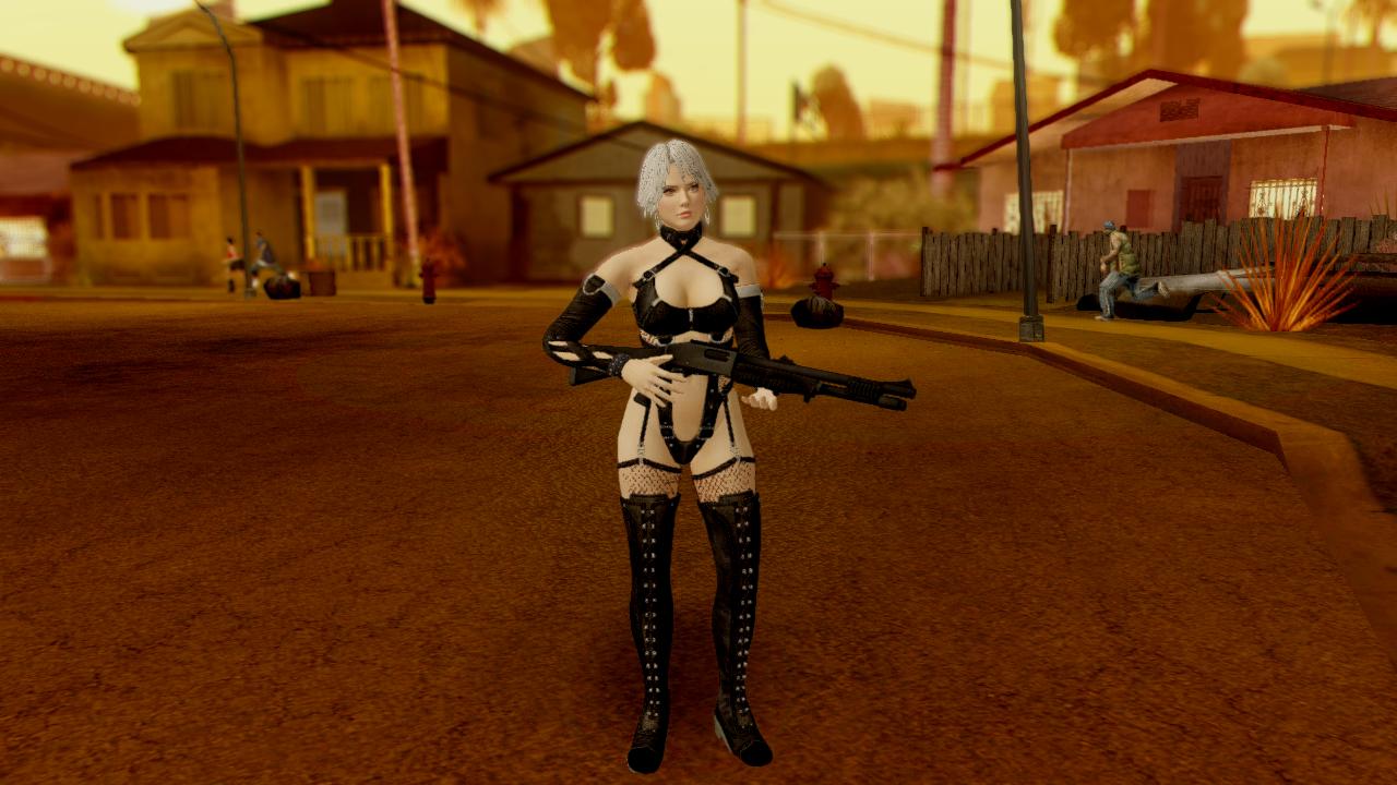 Grand Theft Auto: San Andreas Kasumi from Dead or Alive Mod