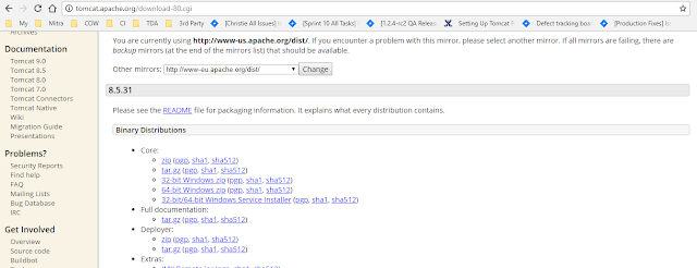 installing apache tomcat on windows y installing apache tomcat on windows y