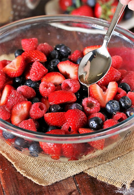 How to Make Triple Berry Fruit Salad with Vanilla Simple Syrup Image