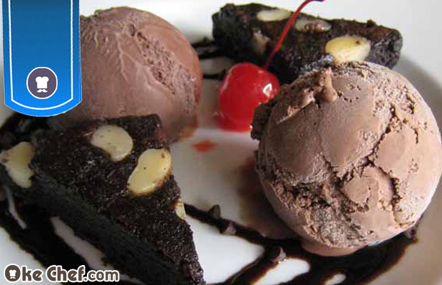 Membuat Es Krim Tradisional | cara membuat es krim coklat tradisional oke chef Membuat Es Krim Tradisional | cara membuat es krim coklat tradisional oke chef
