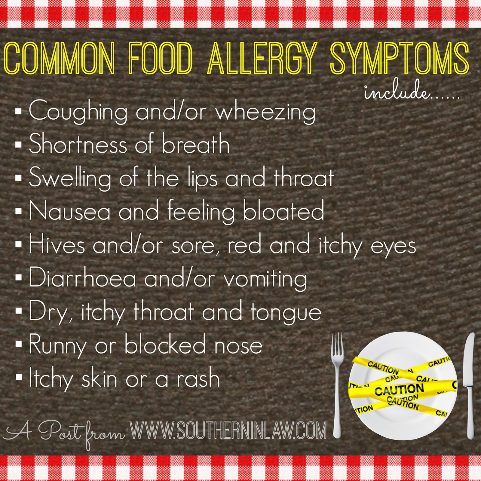 Southern In Law What’s the Difference Between Food Allergies and