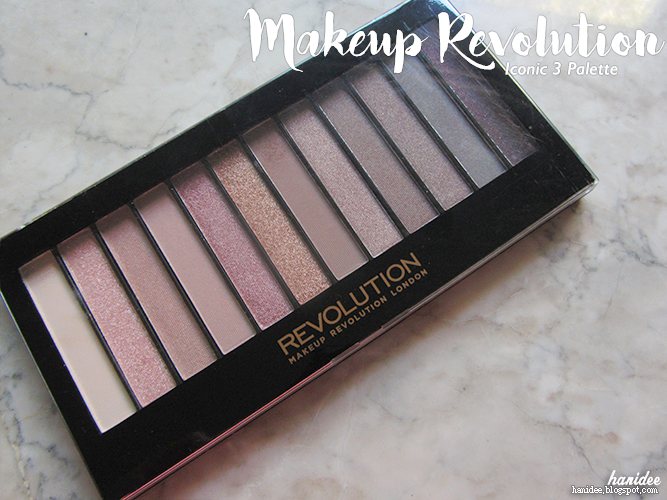 Hanidee Makeup Revolution Iconic 3 Palette