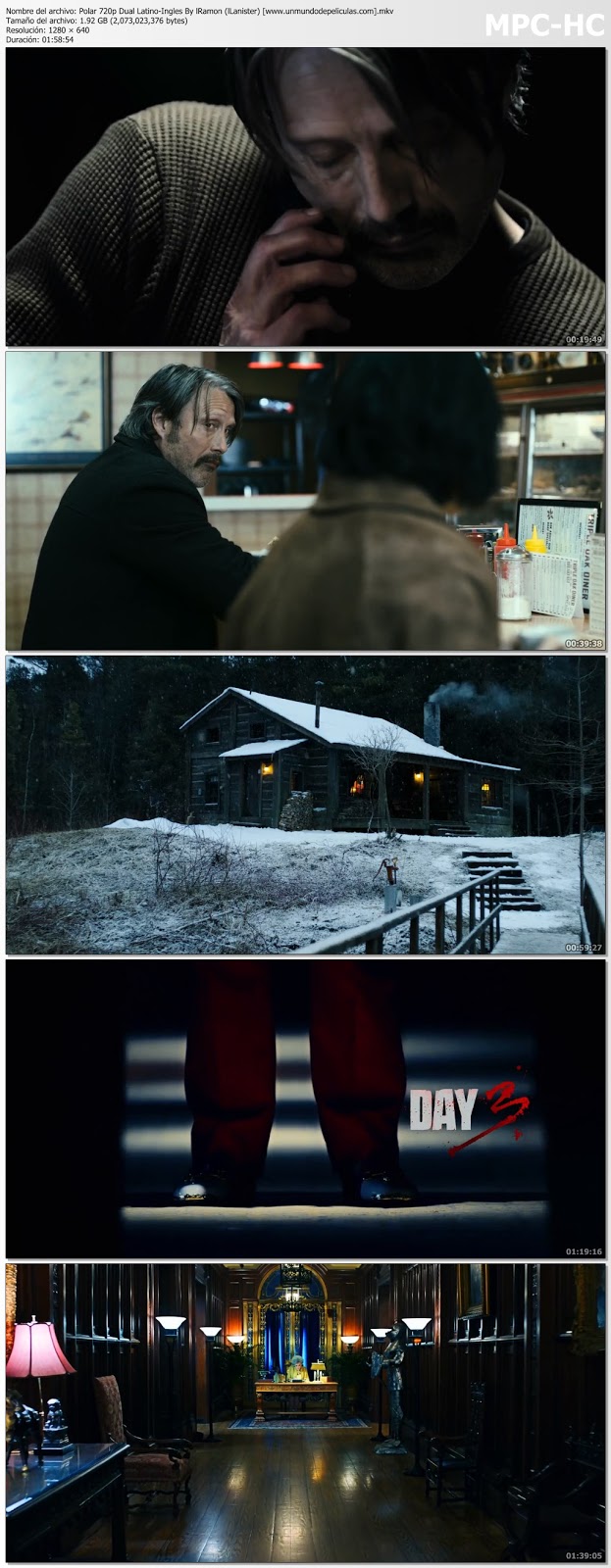 Capturas de la película.