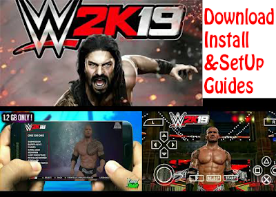 how to download and setup wwe 2k19 android game