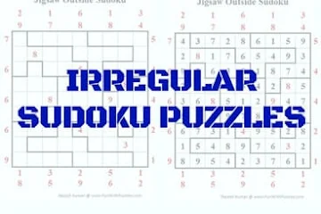Irregular Sudoku Variation Puzzles