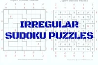 Irregular Sudoku Variation Puzzles