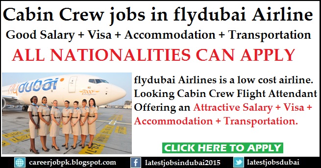 Cabin Crew jobs in flydubai Airlines Cabin Crew jobs in Dubai