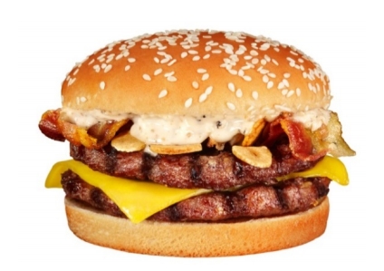 Around the World: Burger King Japan - New Garlic Meat Beast Whopper