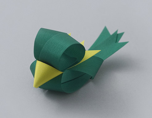 bird shaped ribbon