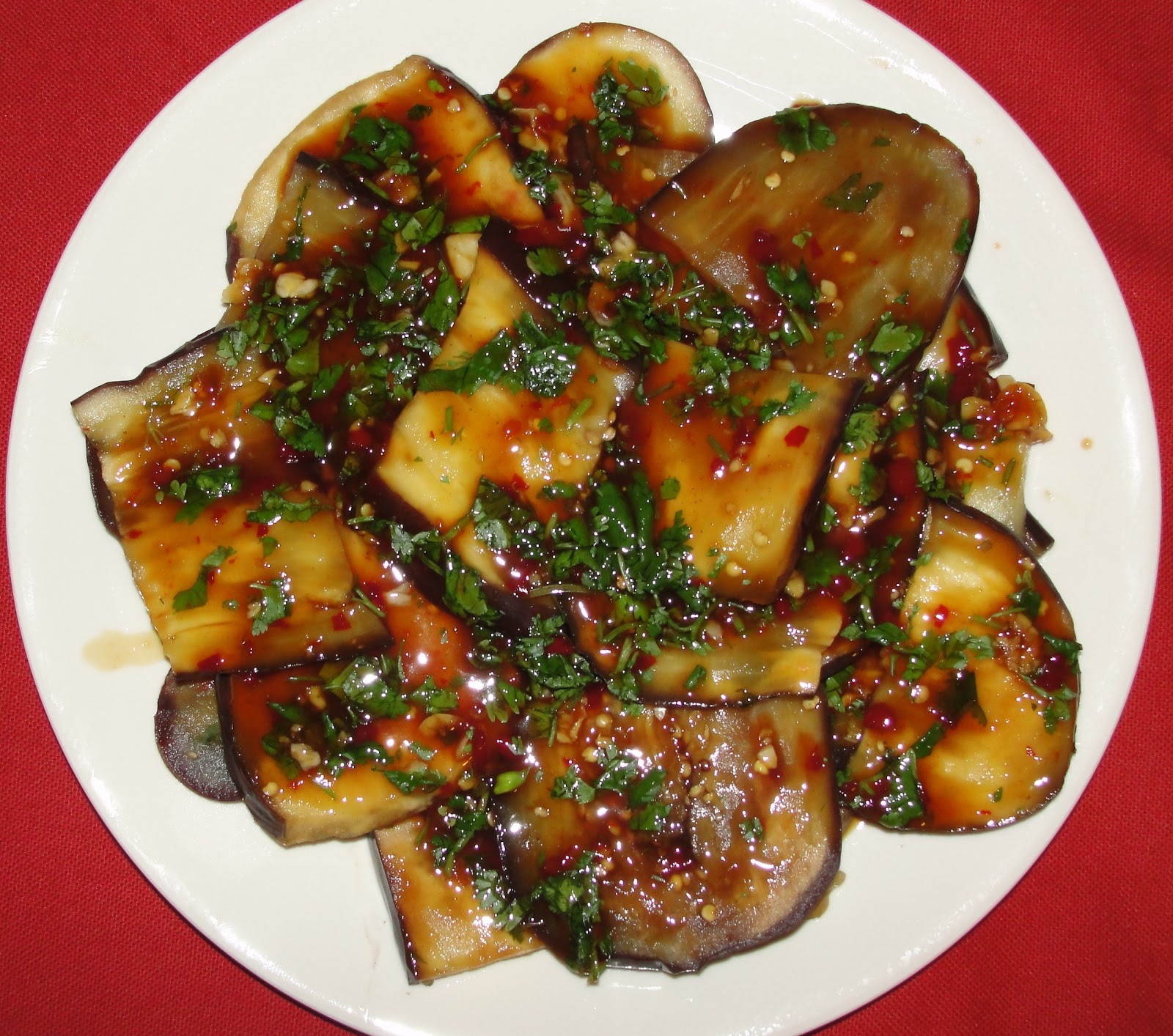 Sugar'N Spice Steamed Eggplant